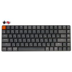 Клавиатура Keychron K3  RGB подсветка Red Switch тёмно серый K3E1