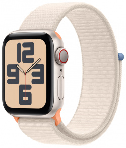 Apple Watch SE 2023 GPS  (корпус сияющая звезда 40mm ремешок Sport Loop звезда) MR9W3