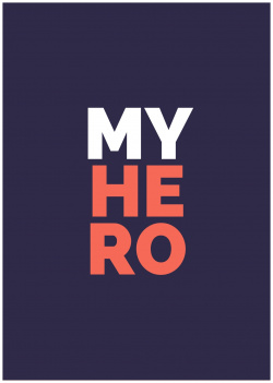 Открытка O PAPER «MY HERO»