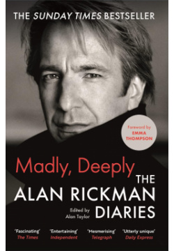 Madly  Deeply Canongate 9781838854805 Alan Rickman remains one of the most