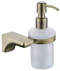 Дозатор для жидкого мыла настенный (стекло) бронза (цинк) (KH 4510) Kaiser KH 4510 