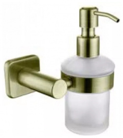 Дозатор для жидкого мыла настенный (стекло) бронза (цинк) (KH 4710) Kaiser KH 4710 