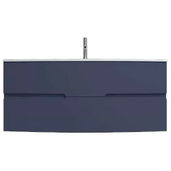 EB1890RU G98 Nona  Мебель с интегрированными ручками глянцевый темно синий 120 см 2 ящика Jacob Delafon