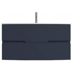 EB1889RU G98 Nona Мебель с интегрированными ручками  глянцевый темно синий 100 см 2 ящика Jacob Delafon
