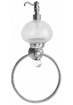 Дозатор для жидкого мыла Migliore Cristalia хром с кристаллом Swarovski 16801 
