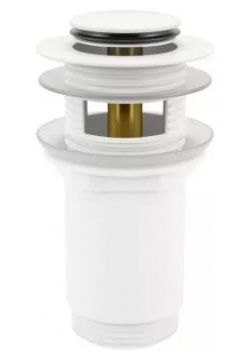 Донный клапан для раковины Wellsee Drainage System белый  матовый (182133000) 182133000
