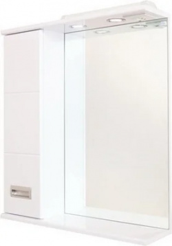 Зеркало шкаф Onika Балтика 67 L с подсветкой  белый (206701) 206701