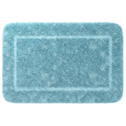 Коврик для ванной комнаты WasserKraft Lopau 90х60 голубой BM 6017 