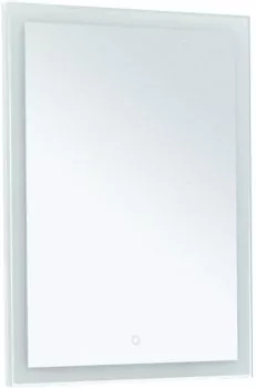Зеркало Гласс 60 LED цв  бел глянец (274025) Aquanet 274025