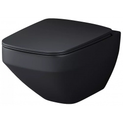 Унитаз подвесной AM PM Inspire 2 0 черный матовый с сиденьем микролифт C50A1700MBSC 