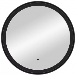 Зеркало CONTINENT Planet 70х70 с подсветкой черный ЗЛП1188 