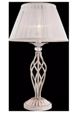 Настольная лампа декоративная Eurosvet Selesta 01002/1 белый с золотом 