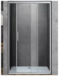 Душевая дверь Vincea Soft 130 хром стекло прозрачное VDS 3SO130CL 