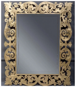 Зеркало Armadi Art Caprice 80х100 с подсветкой золото 553 