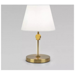 Настольная лампа декоративная Eurosvet Conso 01145/1 латунь 