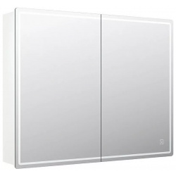 Зеркало шкаф Vigo Geometry 100 белый с подсветкой zsh GEO El 