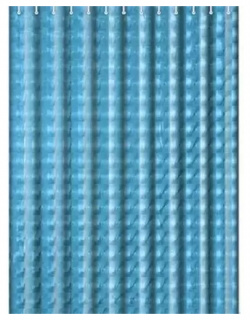 Штора для ванной Fashun 180х200 синий A8752 