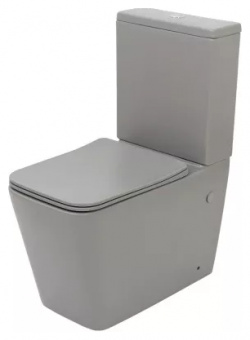 Напольный унитаз Melana серый матовый с сиденьем микролифт 310306MG 