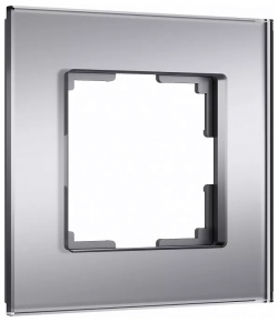 Рамка на 1 пост Werkel Senso серебряный soft touch W0013106 