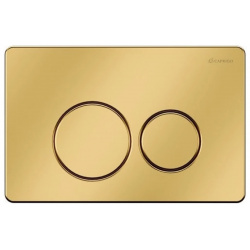 Клавиша смыва Caprigo Dew Steel золото матовый DS001 oro 
