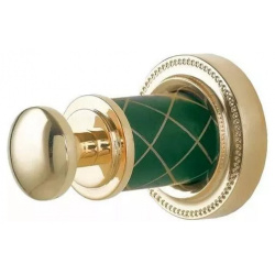 Крючок Boheme Murano золото с зеленым 10906 GR G 