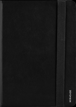 Чехол книжка Miracase для планшета 8707 универсальный 9 10  кожзам черный