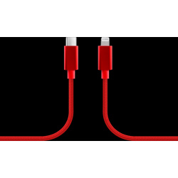 Кабель Bron Type C  Lightning 1 м красный Подключайте iPhone