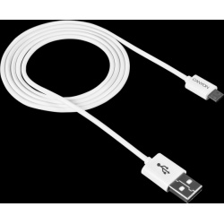 Кабель Canyon Micro USB CNE USBM1W  белый С помощью этого 1 метрового кабеля вы