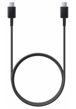 Кабель Samsung USB C/C  60W 3A 1м черный (EP DA705BWRGRU) Поддерживаемая