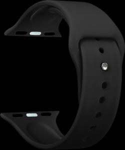 Ремешок  Deppa Band Silicone для Apple Watch 38/40 mm силиконовый черный