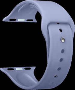 Ремешок  Deppa Band Silicone для Apple Watch 42/44 mm силиконовый лавандовый В