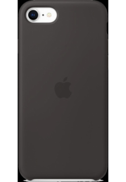Чехол крышка Apple для iPhone SE  силикон черный (MXYH2)