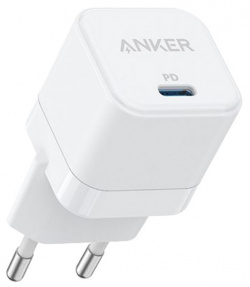 Зарядное устройство сетевое Anker PowerPort III Cube USB Type C 20W  белое