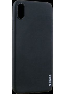 Чехол крышка Deppa Gel Color Case для iPhone XS  полиуретан черный