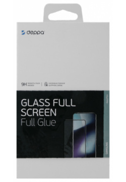 Защитное стекло Deppa для Galaxy M32 3D Full Glue (черная рамка) 