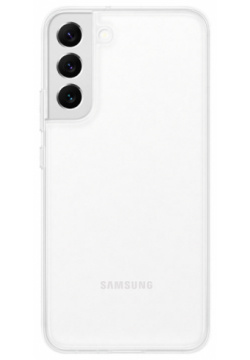 Чехол крышка Samsung EF QS906CTEGRU для Galaxy S22+  поликарбонат / полиуретан прозрачный