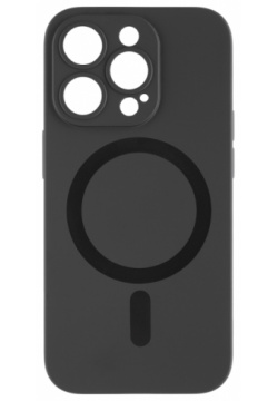 Чехол крышка Everstone MagSafe Bari для Apple iPhone 14 Pro  черный Предохраняет