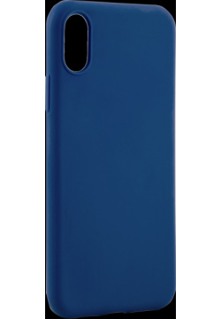 Чехол крышка ANYCASE TPU для iPhone X  термополиуретан синий