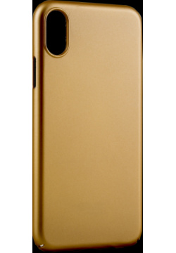 Чехол крышка Deppa Air Case для iPhone X  пластик розовое золото