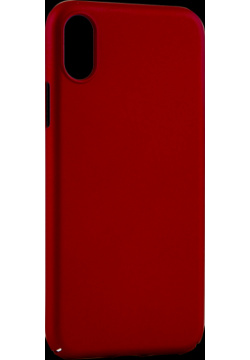 Чехол крышка Deppa Air Case для iPhone X  пластик красный