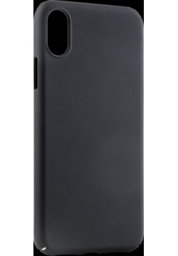 Чехол крышка Deppa Air Case для iPhone X  пластик черный поможет не