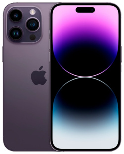 Смартфон Apple iPhone 14 Pro Max 256GB Фиолетовый  (Dual Sim) для других стран