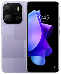 Смартфон TECNO POP 7 64GB Фиолетовый туман RU 2G  3G 4G Wi Fi; ОС Android