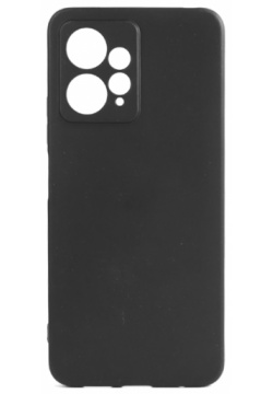 Чехол крышка LuxCase для Xiaomi Redmi 12  термополиуретан черный