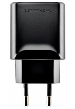 Зарядное устройство сетевое Gerffins USB A 2 4A  черное