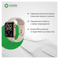 Защитная пленка UniSafe универсальная для дисплея на смарт часов (прозрачный) 
