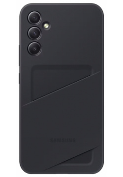 Чехол крышка Samsung OA346TBEG для Galaxy A34  черный снабжен всеми