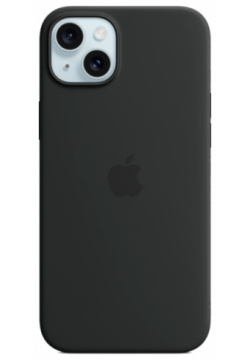 Чехол крышка Apple Silicone Case with MagSafe для iPhone 15 Plus  силикон черный (MT103ZM/A)
