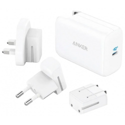 Зарядное устройство сетевое Anker PowerPort III A2712H21 USB C 65W  белое