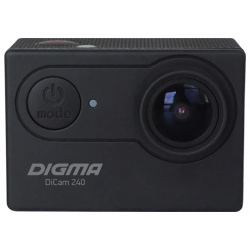 Экшн камера Digma DiCam 240 черная 
